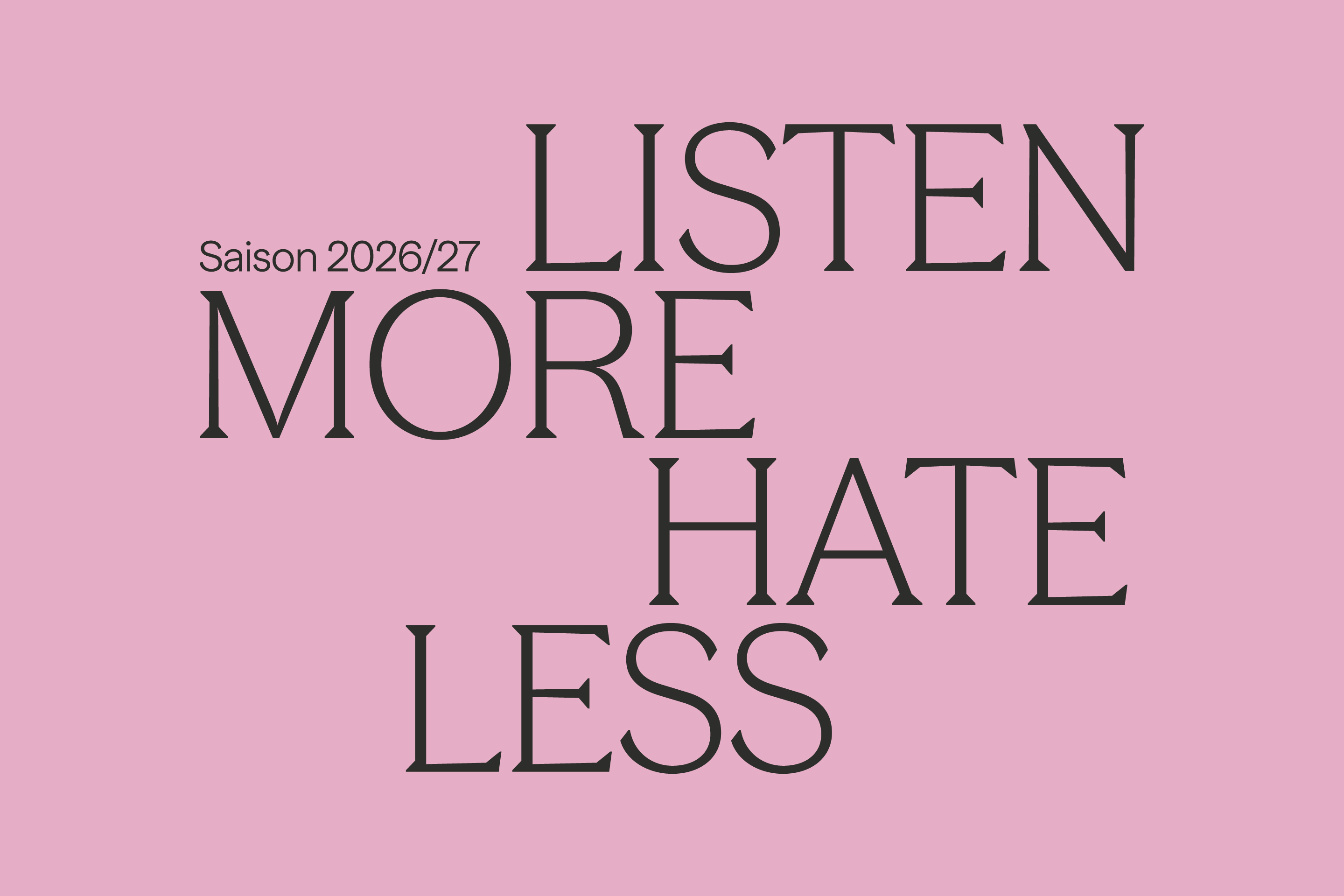 CAMERATA Salzburg Listen more hate less