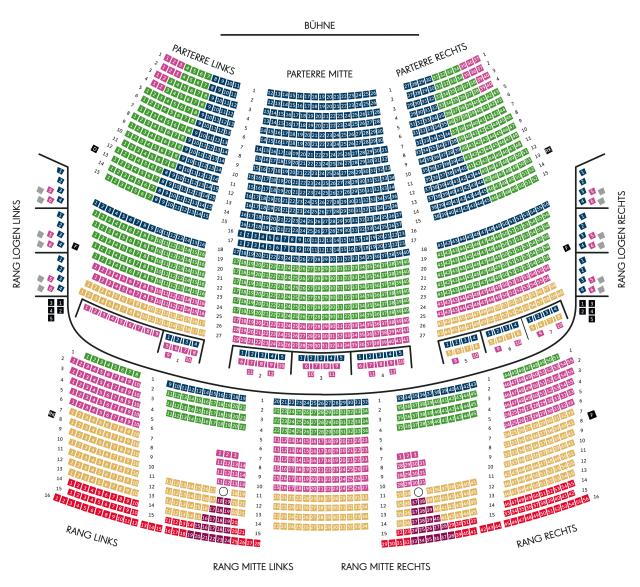 Saalplan Festspielhaus CAMERATA